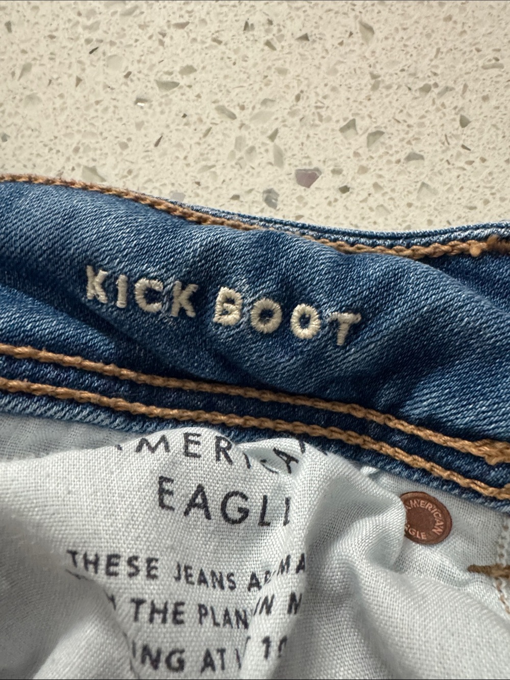 American Eagle Outfitters Women's Kick Boot Jeans - Picture 2 of 4